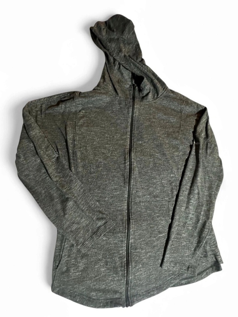 Columbia Gray Hooded Full-Zip Jacket Size Medium